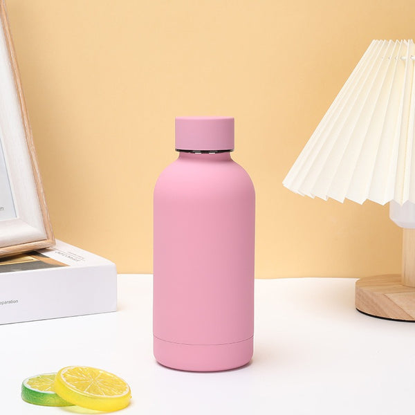 Double-Wall Stainless Steel Leak-proof Thermal Vacuum Flask Insulated Water Bottle Sports Coffee Straight Body