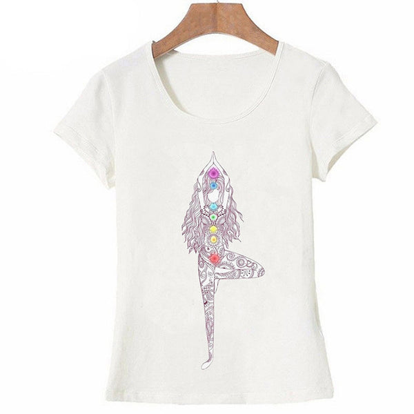 New Women T-shirts Casual Harajuku Buddha Mandala Lotus