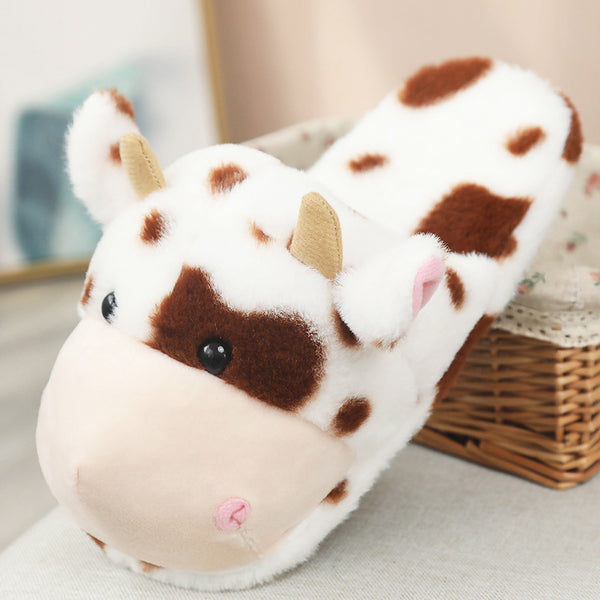 Cute Cow Slippers Plush Toys