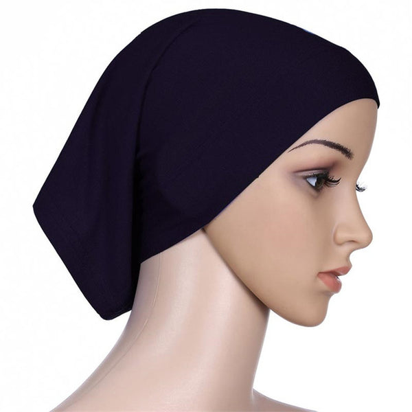 Islamic Muslim Women's Head Scarf Cotton Underscarf Hijab Cover Head Bonnet