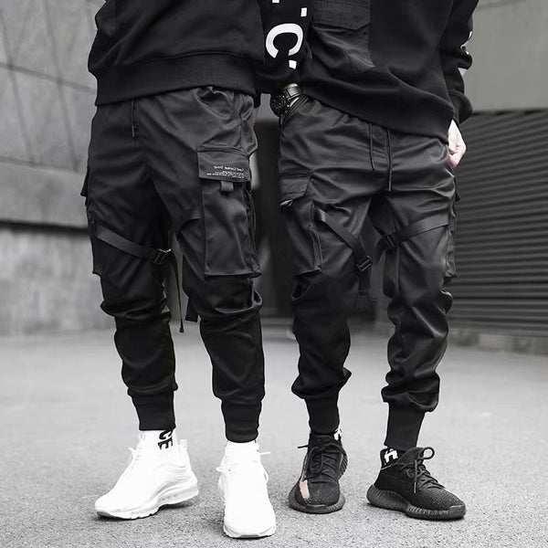 Spring Pants National Fashion Multi-pocket Casual Loose Fashion Brand Overalls Men