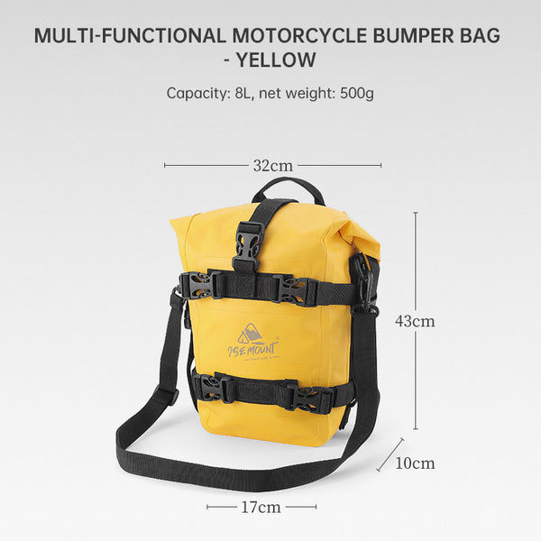 Motorcycle bumper bag outside the multifunctional large capacity Mount Brigade storage bag convenient waterproof riding bag