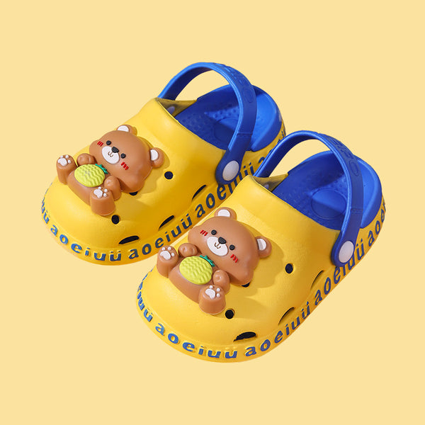 New Children's Hole Shoes Baby Boys And Girls Summer Cute Outer Wear Toddler Soft Bottom Sandals And Slippers