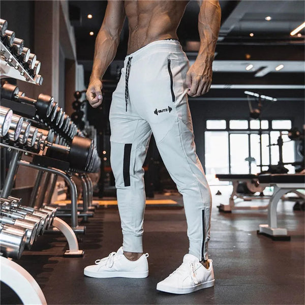 Newest Men Sweatpants Gyms Fitness Sports pants Bodybuilding Joggers Workout Trousers Men Running Cotton Pencil Pants men