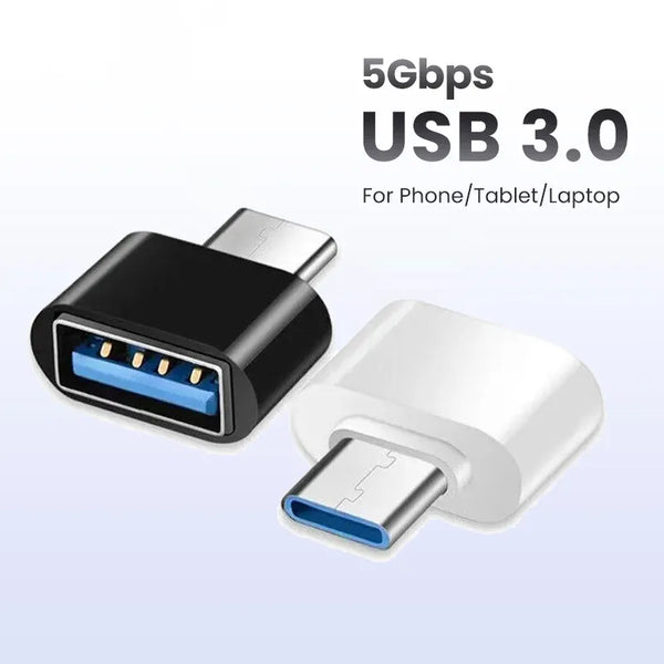 Type C to USB Adapter 3.0 USB-C 3.1 Male OTG A Female Data Connector