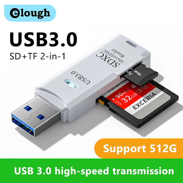 Card Reader USB 3.0 Micro SD TF Card Memory Reader High Speed