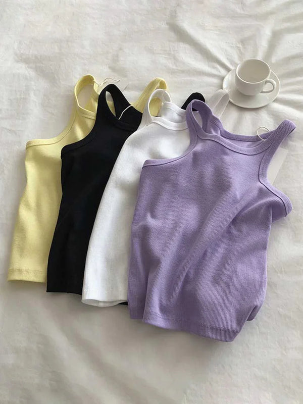 Women Tank Tops Sexy Cropped Top Female Women Summer Camisole