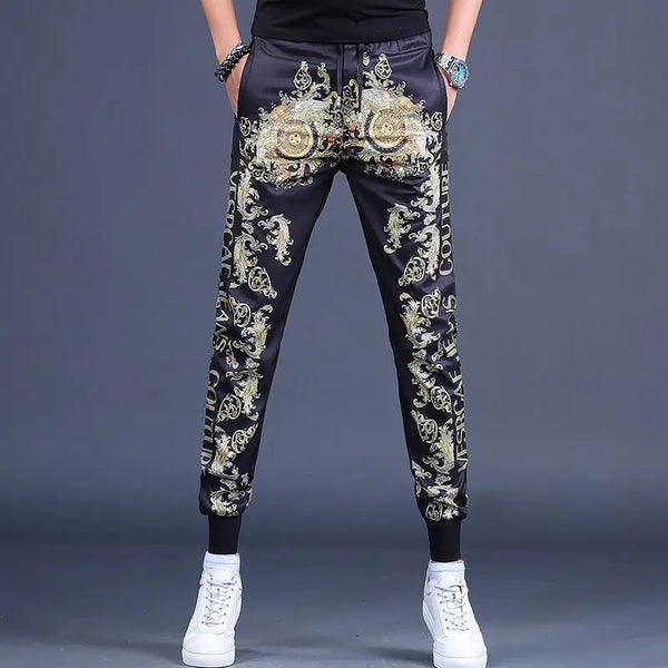 High Quality Men’s Street Fashion All Match Casual Pants,Harem Version