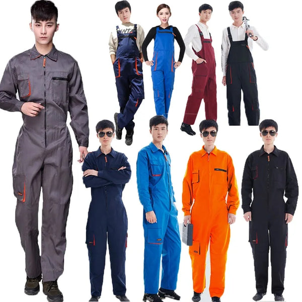 Work Overalls Uniform Men Working Coverall Welding Suit Car Repairman