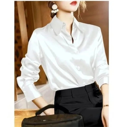 High Quality Shirt Women's Summer Drape Thin Style New Long Sleeved