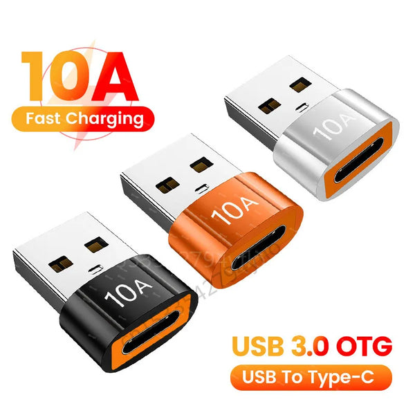 Olaf 10A OTG USB 3.0 To Type C Adapter TypeC Female to USB Male