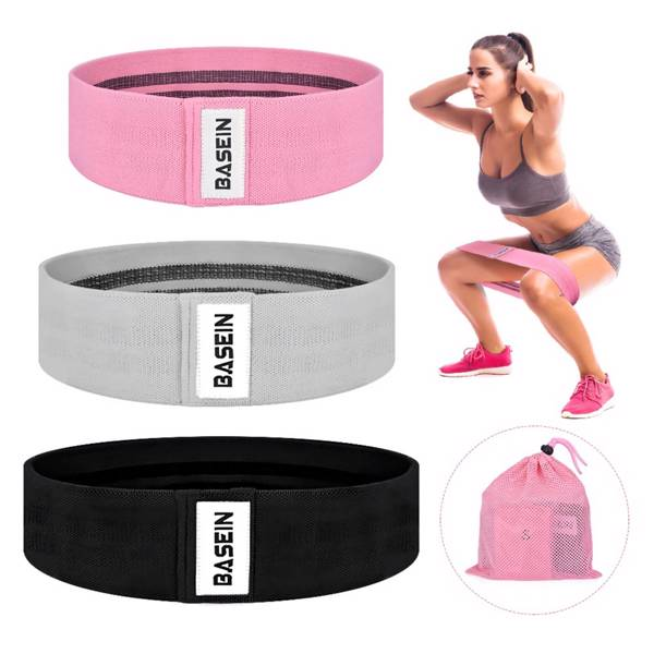 three Pack Set Resistance Exercise Fitness Bands