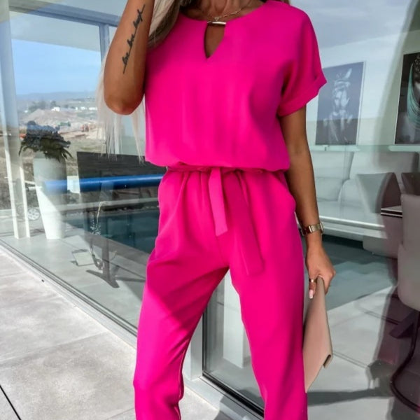 Casual Suit Independent Station Fashion Solid Color Jumpsuit