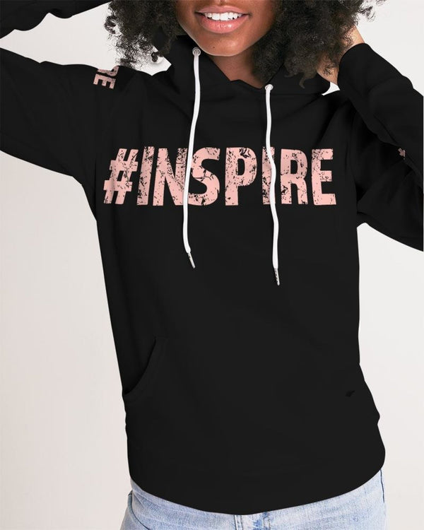 Womens Hoodie - Pullover Hooded Sweatshirt - Peach Graphic /inspire