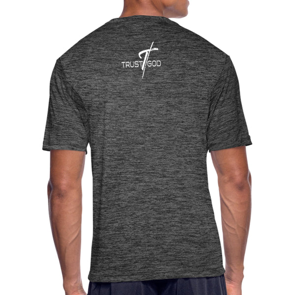 Men's Moisture Wicking Performance T-Shirt, Trust in God