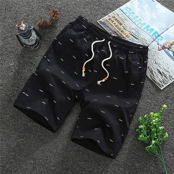 Men's Shorts Casual Simple Short Pants Knee Length Teen Fashion